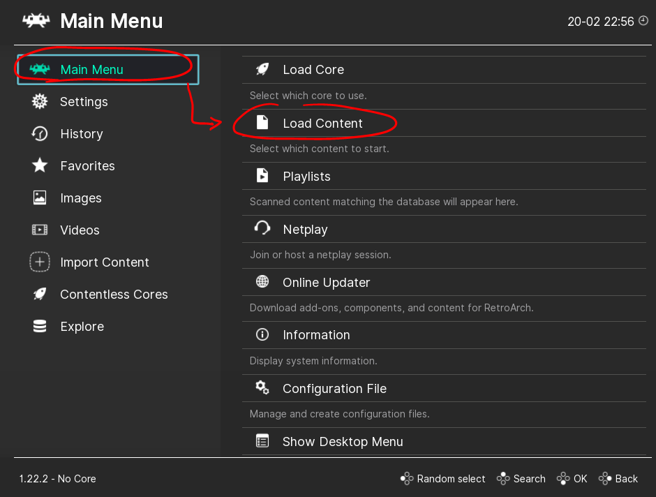 Settings -> Directory