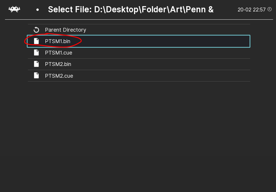 Set path of System/BIOS